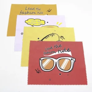 Microfiber Cleaning Cloth for Watch, Mobile Phone, Glasses, Custom Printed Logo