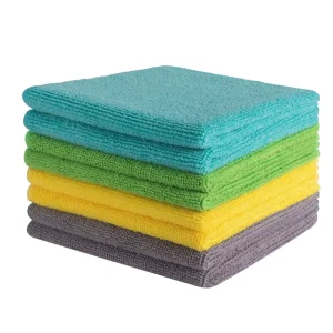 Microfiber Cleaning Cloths 5PK Eco Friendly All Purpose Softer Highly Absorbent Lint Free Streak Free for House Kitchen Car