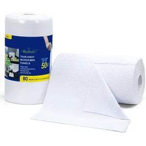 Microfiber Cleaning Cloths Quick Tear-away Cleaning Cloths Reusable Soft Durable Lint-free Soft No Scratches Terry