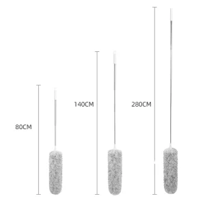 Microfiber Cleaning Duster with Detachable Telescopic Handle Flexible Feather Design Premium Cleaning Tool