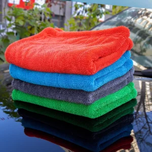 Microfiber Cleaning Towel Super Stain-free Absorbent Microfiber Cloth for Car Polishing&Wash Cleaning Towel Custom Logo