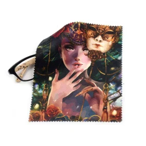 Microfiber Digital Printing Optical Glass Lens Cleaning Cloth Multi Purpose Anti Fog Screen Cleaning Cloth