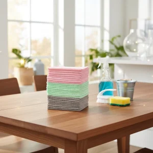 Microfiber Dish Towel Premium Cleaning Cloth for Kitchen Dishes and Utensils