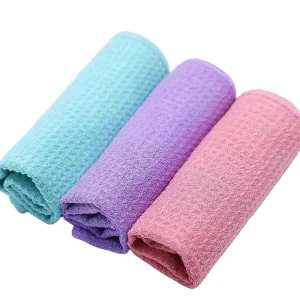 Microfiber Dish Towels Kitchen Drying Towel Waffle Weave Household Cleaning Cloth