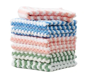 Microfiber Dish Towels Premium Dishcloths Super Absorbent Coral Velvet Kitchen Cloth