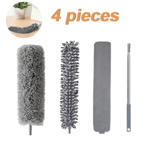 Microfiber Duster Extendable Duster Cleaner Brush Telescopic Catcher Mites Gap Dust Removal Dusters Home Cleaning Tools 1.4 2.5m