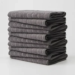 Microfiber Fine Fiber Striped Household Cleaning Towels Enlarged Thickened Cloth for Dust Removal in Living Room Furniture