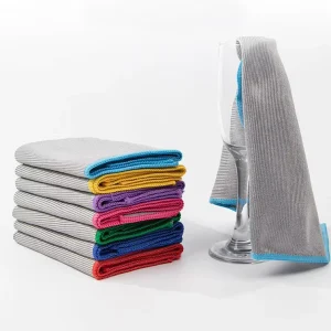 Microfiber Glass Cleaning Cloth Reusable Window Cleaning Cloth for Windshields