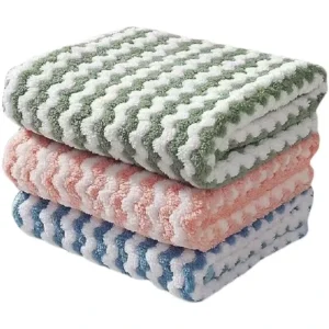 Microfiber Glass Polishing Towel for Household Cleaning for Kitchen Use