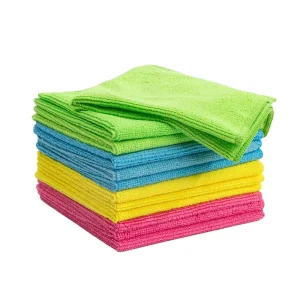 Microfiber Kitchen Towel Quick Dry with Super Water Absorption Solid Color Wiping Cloth Strong Cleaning Power Bath Towel Set