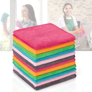 Microfiber Multipurpose Cleaning Cloth Set for Home Kitchen Limpieza Car Wash and Dish Towel