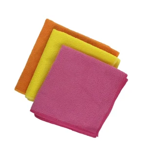 Microfiber Multipurpose Reusable Warp Knitting Lockover Kitchen Dish Car Cleaning Terry Cloth Towel Rags