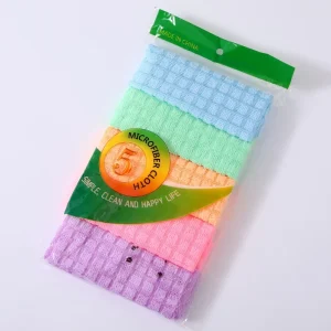 Microfiber Polyamide Household Cleaning Towel Square Shape with High Absorbency for Effective Dish Cleaning in Kitchen