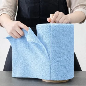 Microfiber Roll Towels Multipurpose Disposable Cleaning Cloth for Car Kitchen Dishwashing Rags Reusable Quick Dry Kitchen Towels