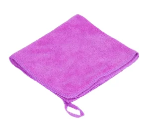 Microfiber Square Knitted Dish Towels Soft Reusable Home Kitchen Cleaning Cloth Woven Polyester Customizable for Cars Hotels