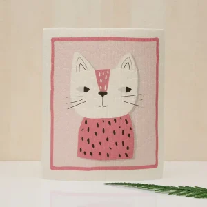 Microfiber Swedish Dish Cloth Customizable Organic Sponge Cellulose for Kitchen Use Private Label