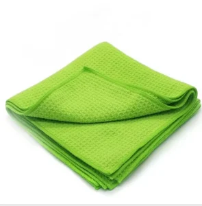 Microfiber Towel Car Waffle Weave 300gsm 40x40cm Car Detailing Microfiber Cleaning Cloth Towel for Window Glass