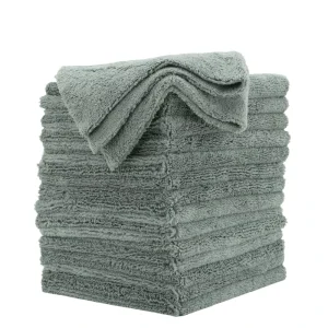 Microfiber Towel Car Wash Edgeless Lint Free 16×16” 360gsm Car Micro Fiber Cleaning Cloth Towel for Car Drying Washing