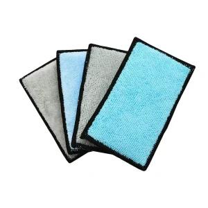 Microfiber Towel Cleaning Cloth Car Wash Sponge Seat Cleaning Block Faux Wool Wiping Pad Absorbent Detail Towel OEM Factory