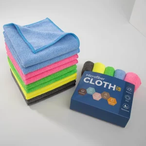 Microfiber Towel Super Absorbent Microfiber Cleaning Cloths 30*30cm Car Dust Wash Cloth for Auto