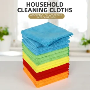 Microfiber Towel Thickened Suction Shaving Towel for Kitchen Dishwasher Table Laundry