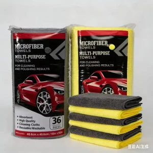 Microfiber Towel for Car&Kitchen Absorbent and Reusable Microfiber Cleaning Cloth Colorful Made Polyamide for Wash Car