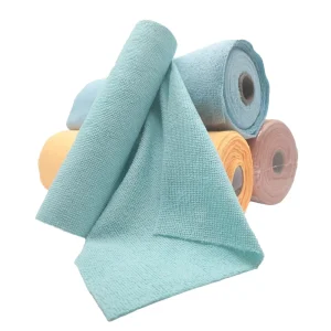 Microfiber Towels Cloth Supplier Kitchen Dish Cleaning Cloth Roll Car Detailing Drying Towel Household Wash Cleaning Towel Roll