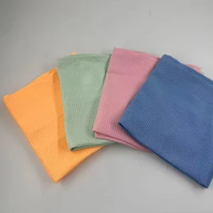 Microfiber Waffle Jacquard Weave Towel Dish Cleaning Cloths Tea Towel Microfibre Kitchen Towels Kitchen