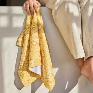 Microfiber Waffle Soft Absorbent Print Kitchen Towel Tea Towel Waffle Kitchen Towel