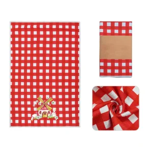 Microfiber Waffle Weave Plaid Pattern Kitchen Dish Cloths Quick Dry Ultra Absorbent Solid Color Towels for Washing Cleaning