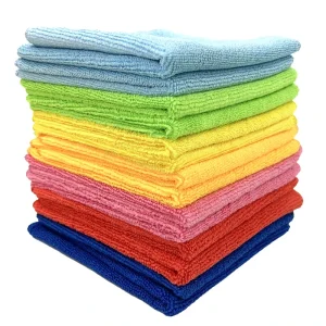 Microfibre Car Wash Cloth Reusable Polyester Absorbent Dust Removal Towel Kitchen Car Drying Towel Cleaning Cloth for Vehicle