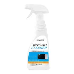 Microwave Cleaner Spray Fast Acting Grease Food Stain Remover for Kitchen Appliances Streak Free Food Safe Surface 500ml