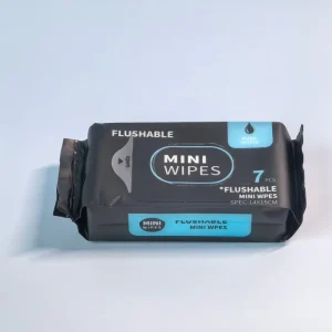 Mini Organic Flushable Wet Wipes Fragrant Face Wipes for Cleaning OEM Household Use