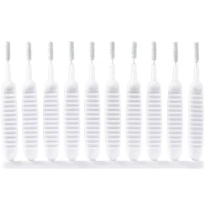 Mini Plastic Eco Friendly Household Cleaning Shower Brush with Dredging Needle for Toilet and Bathroom Gap Cleaning
