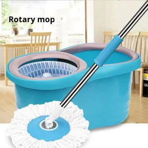 Modern Design 360 Degree Rotation Magic Mop Household Round Mop Telescopic Handle Wet and Dry Floor Cleaning Mop Set With Bucket