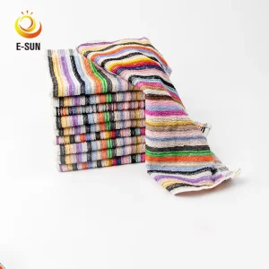 Modern Square Full Colour Cotton Kitchen Dishcloths Multifunctional for Efficient Dishwashing