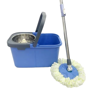 Mop Bucket With Wheels 22L 24L Rolling Pail for Flat Spin Telescopic Mop Floor Cleaning Cubo De Fregona