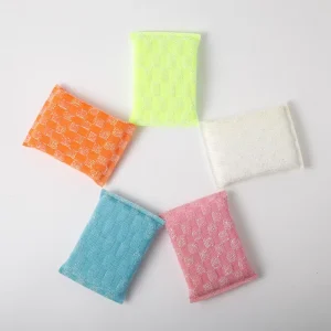 Multi Color Durable Dual Sided Non Scratch Dish Washing Sponge Kitchen Scouring Pad for Promotional Gifts