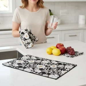 Multi Design Printed Microfiber Cleaning Cloth Machine Washable Quick Dry Super Absorbent Lint Free Kitchen Towel