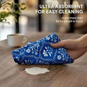Multi Floral Print Waffle Weave Microfiber Kitchen Towels Absorbent Dish Towels for Cooking Home Cleaning Custom Logo Options