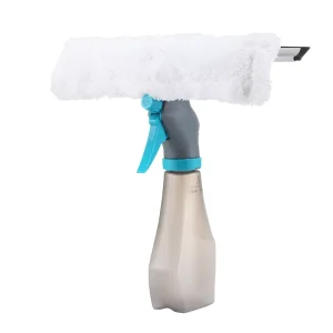 Multi Functional Glass Cleaning Tool Comes With Water Spray Function Design With Tpr Scraping Strip Clean Glass Cleaning