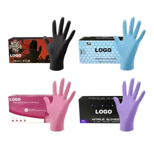 Multi Purpose Custom Food Service Household Cleaning Tattoo Barbershop Beauty Salon Disposable Nitrile Gloves
