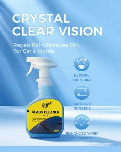 Multi Purpose Glass Cleaner Spray Oil Film Remover for Car Windshields Home Windows Safe Touch Screens 1 1 Dilutable Target