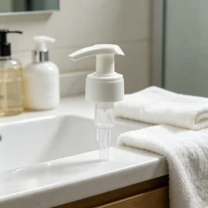 Multi Purpose Household Cleaning Chemical Liquid Container Dispenser Universal White Plastic Lotion Pump