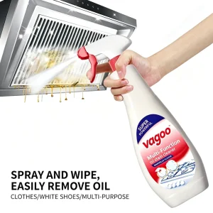 Multi Purpose Kitchen Degreaser Heavy Duty Grease Cleaner for Stove Hood Countertop