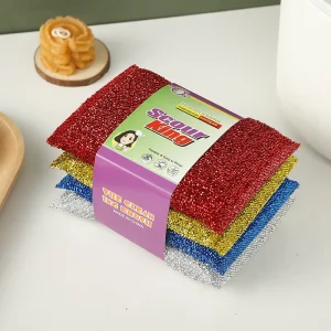 Multi Purpose Lightweight Reusable Heavy Duty Non scratch Water Absorption Scouring Pads Dish Sponge for Kitchen