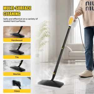 Multi Purpose Portable High Pressure Steam Cleaner 2Bar Handheld Steamer for Kitchen Grease Bathroom Tile Cleaning