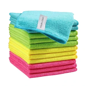 Multi Purpose Super Absorbent Microfiber Cleaning Cloth 30X30cm Household Microfiber Cleaning Kitchen Towel