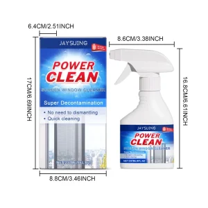 Multi-Purpose Sustainable 237ml Household Chemicals Window Screen Cleaner Spray with Above 80% Active Ingredients