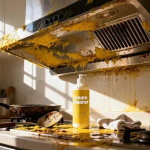 Multi Surface Cream Cleaner Effectively Removes Stains on Stainless Steel Ceramic and Chrome House Surface Cleaning